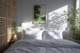 Paul Sinus Kunstdruck 40x60cm Morning River – Flusslandschaft mit Licht und Nebel am Morgen
