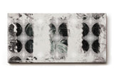 Sinus Art Wandbild 120x80cm Auffälliges Kreisdesign in Schwarz-Weiß sorgt für eine minimalistische und gleichzeitig dynamische Bildwirkung