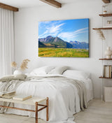 Paul Sinus Wandbild 120x80cm Berge See Bergsee Natur Sonnenschein Gebirge
