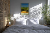 Paul Sinus Kunstdruck 40x60cm Tuscany – sanfte Hügel der Toskana im goldgrünen Sommerlicht