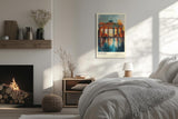 Paul Sinus Leinwandbild 40x60cm Leinwandbild Berlin Brandenburger Tor moderne Kunst urbane Eleganz farbenprächtige Architektur zeitlose Ästhetik Stadtmotiv
