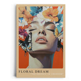 Paul Sinus Leinwandbild 40x60cm Leinwandbild Floral Dream moderne Kunst Naturverbundenheit ästhetische Eleganz Blumenpracht sinnliche Harmonie