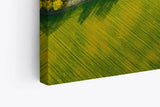 Paul Sinus Wandbild 120x80cm Luftaufnahme grüne Felder Natur Landschaft