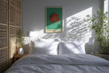 Paul Sinus Kunstdruck 40x60cm Blume Makro Lotus Balance grün rot Centered Blossom