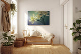 Sinus Art Wandbild 120x80cm Elegante Darstellung von Narzissen – Symbol für Neubeginn und Leichtigkeit