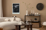 Paul Sinus Leinwandbild 80x120cm Leinwandbild Black Legend klassische Automobilkunst zeitlose Eleganz glänzende Perfektion stilvolle Ästhetik Luxusauto