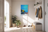 Paul Sinus Kunstdruck 40x60cm Coral Coast bunte Unterwasserwelt mit gelben Fischen und Korallenriff