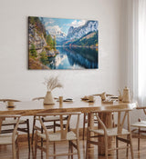 Paul Sinus Wandbild 120x80cm Pragser Wildsee Alpen Italien Bergsee See Berge