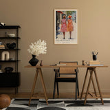 Paul Sinus Leinwandbild 60x90cm Leinwandbild San Francisco nostalgische Eleganz romantische Spaziergangsstimmung impressionistische Stadtansicht Vintage