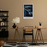 Paul Sinus Leinwandbild 40x60cm Aurelio GT – Luxus, Eleganz, Geschwindigkeit, Sportwagen, Design, Retro, Zukunft, Stil, Automobil, Exklusivität