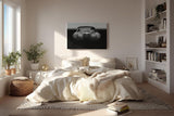 Sinus Art Wandbild 120x80cm Charismatischer Oldtimer in stilvoller Frontalansicht verleiht dem Raum Charakter und Dynamik