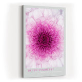 Paul Sinus Kunstdruck 40x60cm Blush Symmetry Rosafarbene Blüte in perfekter Anordnung Perfection in Pink Petals