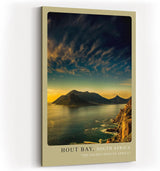 Paul Sinus Kunstdruck 40x60cm Hout Bay Südafrika – dramatische Küstenlandschaft im Sonnenuntergang