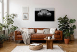 Sinus Art Wandbild 120x80cm Charismatischer Oldtimer in stilvoller Frontalansicht verleiht dem Raum Charakter und Dynamik