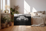 Sinus Art Wandbild 120x80cm Charismatischer Oldtimer in stilvoller Frontalansicht verleiht dem Raum Charakter und Dynamik