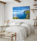 Paul Sinus Wandbild 120x80cm Insel Capri Italien Mittelmeer Klippen Sommer Landschaft