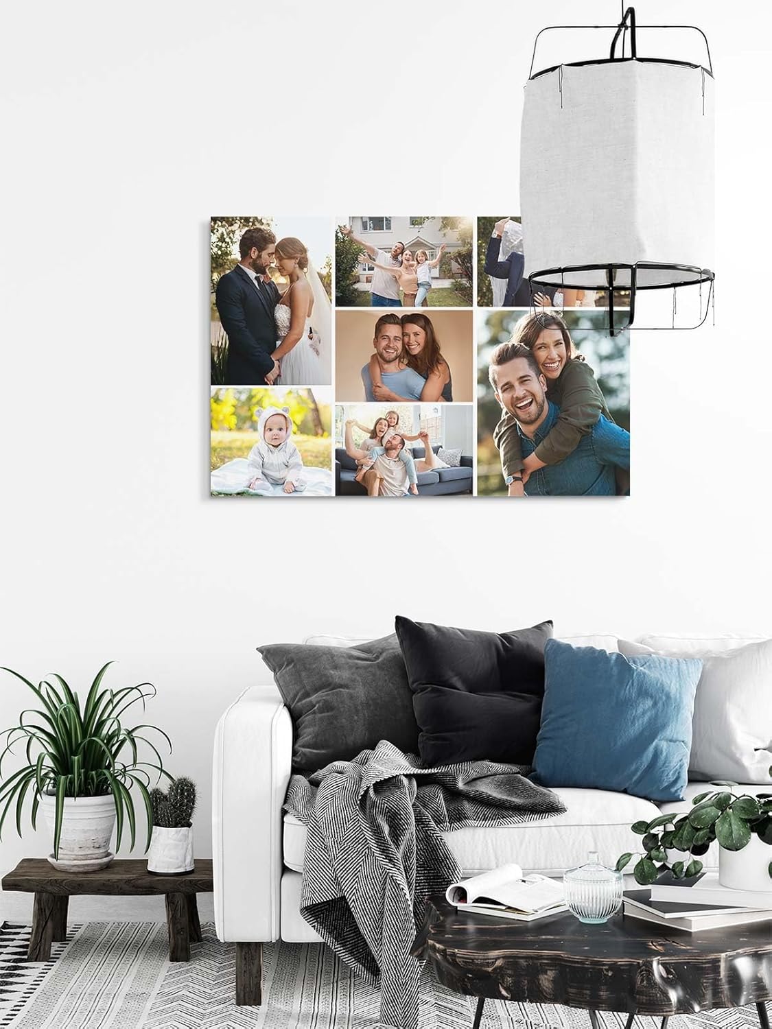 Paul Sinus Wandbild Collage - SOFORT ONLINE Upload - gestalten Sie selbst Ihre Fotos auf Leinwand - in verschiedenen Größen personalisieren