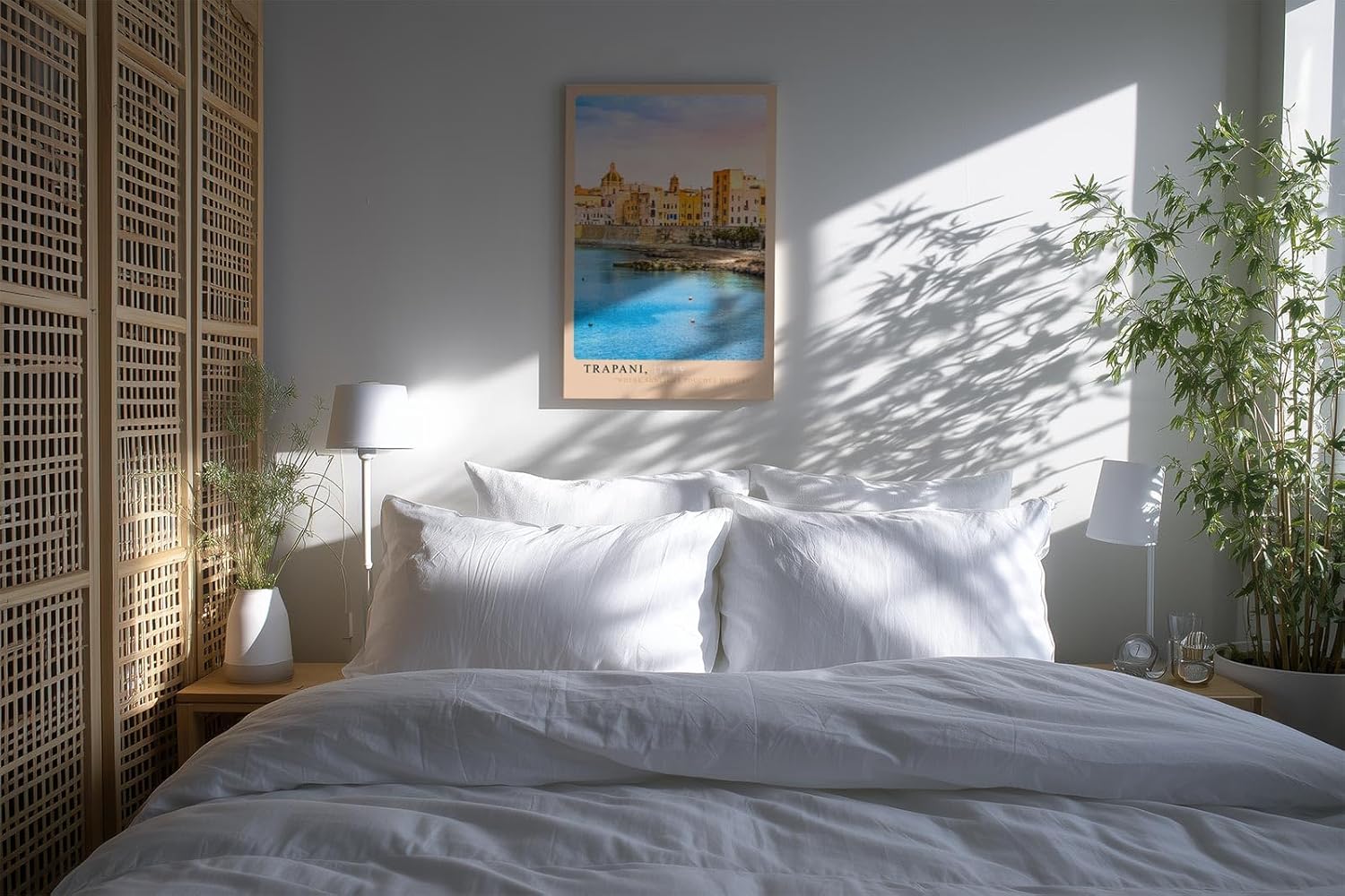 Paul Sinus Kunstdruck 40x60cm Trapani – Mediterraner Küstenzauber in Siziliens Licht