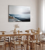 Paul Sinus Wandbild 120x80cm Strand Meer Abstrakt Horizont Kunstvoll Wellen