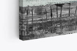 Paul Sinus Wandbild 120x80cm Abstrakte Struktur Risse Kratzer alte Farben Modern