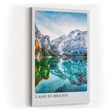 Paul Sinus Kunstdruck 40x60cm Lago di Braies Italien Dolomiten Bergsee Spiegelung Naturfotografie Alpen