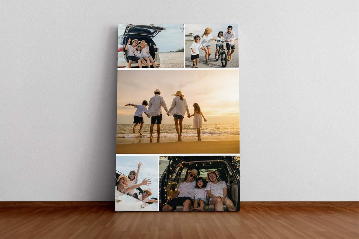Paul Sinus Leinwandbild - SOFORT ONLINE Upload -Collage selbstgestalten, individuelles Bild Personalisieren Sie Ihre Fotos auf Leinwand - in verschiedenen Größen