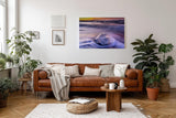 Sinus Art Wandbild 120x80cm Kristallklares Eis in kontrastreicher Flut – kraftvolle Komposition mit künstlerischem Charakter