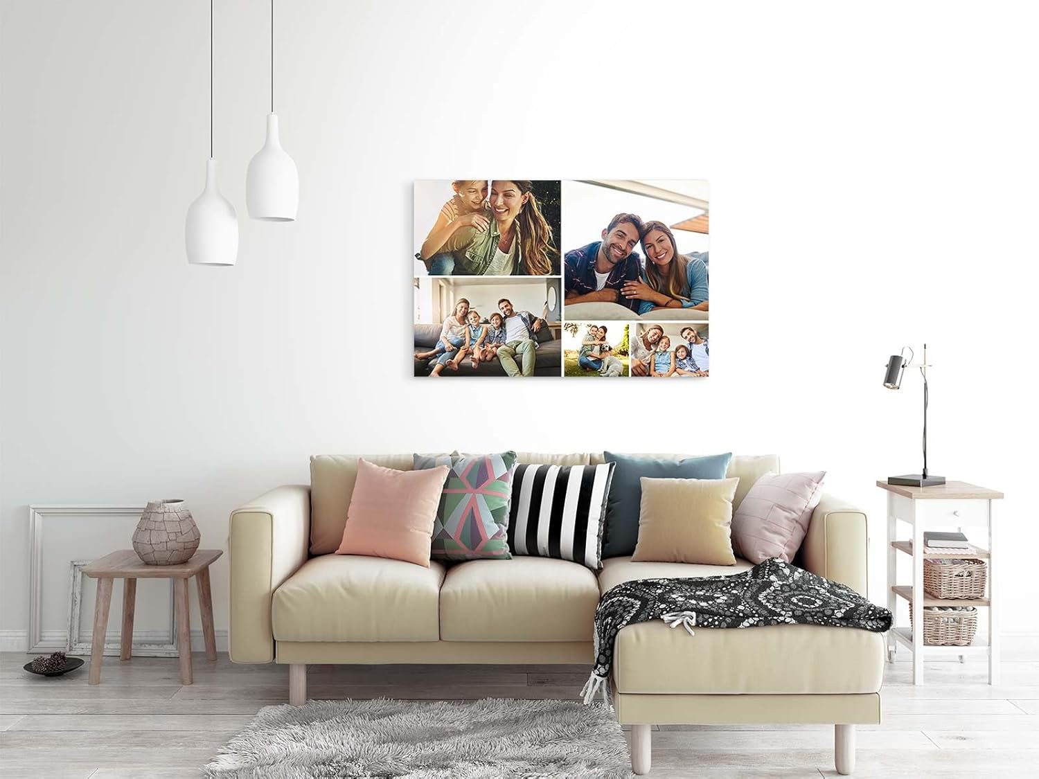 Paul Sinus individuelles Leinwandbild - Collage - SOFORT ONLINE Upload - Personalisieren Sie Ihre Fotos auf Leinwand