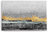 Paul Sinus Wandbild 120x80cm Abstrakte Struktur Risse Kratzer alte Farben Modern