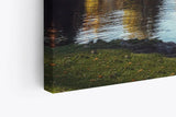 Paul Sinus Wandbild 120x80cm Schweiz Alpen See Berge Natur Sonnenschein Bergsee