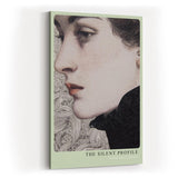 Paul Sinus Wandbild in 40x60cm The Silent Profile – Ausdrucksstarkes Frauenporträt in feinen Linien und zeitloser Eleganz