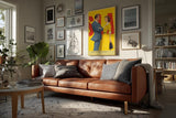 Paul Sinus Wandbild in 40x60cm The Selling Weeks – Vintage Business Couple im Retro-Stil, stilvolle Illustration in leuchtenden Farben