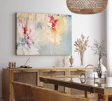 Paul Sinus Wandbild 120x80cm Struktur Farben Farblecken Abstrakt Kunstvoll Modern