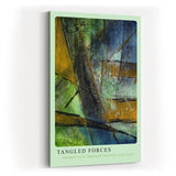 Paul Sinus Kunstdruck 40x60cm Tangled Forces Grün Blau Energie Struktur Textur Bewegung