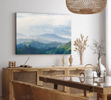 Paul Sinus Wandbild 120x80cm Berglandschaft Thailand Grüne Natur Berge Berghügel