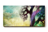 Sinus Art Wandbild 120x80cm Der mystische Baum mit farbigen Ästen wirkt magisch und faszinierend zugleich