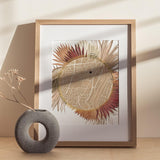 Paul Sinus Bilderrahmen personalisiert mit deinen GPS Koordinaten und Namen. 30cm x 42cm Holz Wechselrahmen mit Glas. Individuelles Geschenk. (ohne Rahmen)