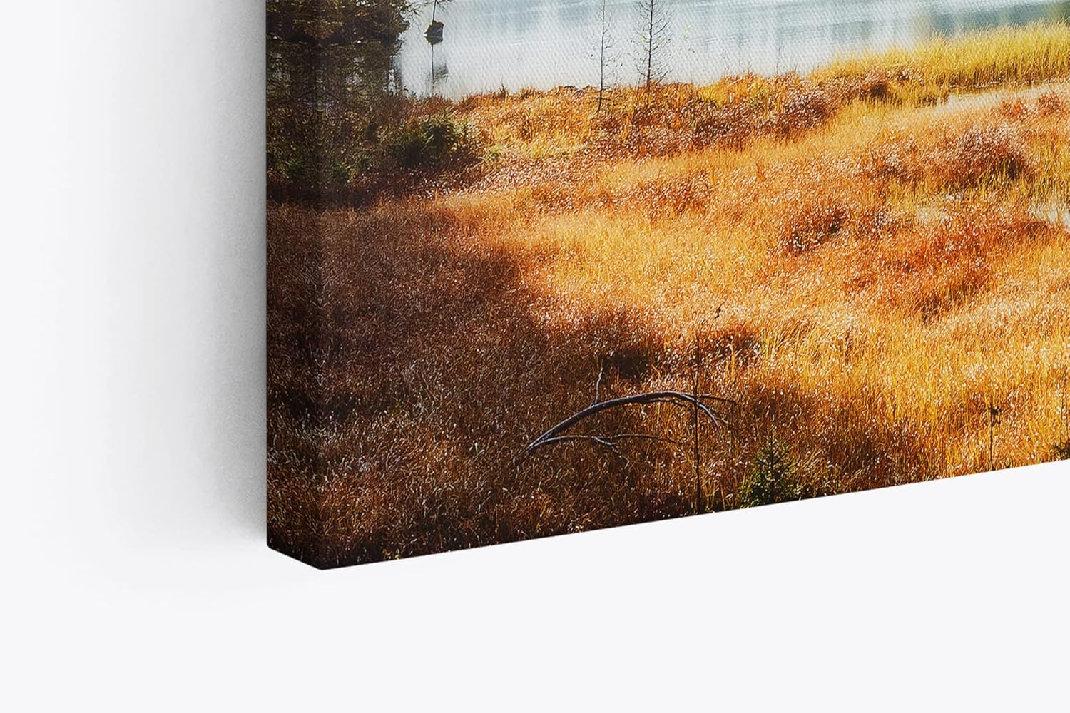Paul Sinus Wandbild 120x80cm Alpen Berge Bergsee Natur Gebirge Alpensee Tannen