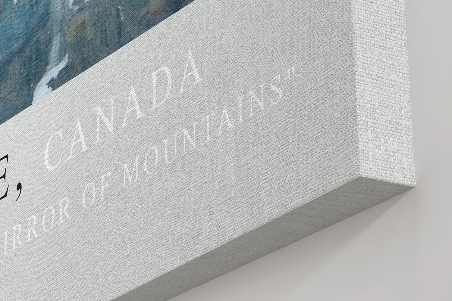Paul Sinus Kunstdruck 40x60cm Moraine Lake Kanada Bergsee Kanus Spiegelung Naturfarben Rocky Mountains