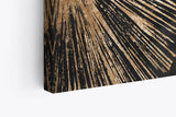 Wandbild 120x80cm Abstrakte Kunst Braun Struktur Modern Dekorativ