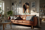 Paul Sinus Wandbild in 40x60cm City Lovers – romantische Stadtszene bei Regen mit elegantem Paar unter einem Regenschirm für stilvolle Raumgestaltung