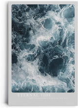 Paul Sinus Leinwandbild 80x120cm Ewige Gezeiten kraftvoll dynamisch mystisch kunstvolle Wandkunst Meeresströmung faszinierend abstrakt harmonisch