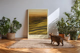 Paul Sinus Kunstdruck 40x60cm Val d’Orcia Italy goldene Hügelwellen der Toskana im warmen Abendlicht