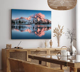 Paul Sinus Wandbild 120x80cm South Sister Berge USA Berggipfel See Natur Schneegipfel