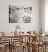 Wandbild 120x80cm Abstrakte Kunst Rost Metall Kratzer Modern