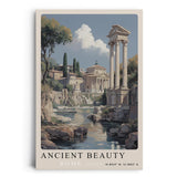 Paul Sinus Leinwandbild 40x60cm Ancient Beauty – Rom, Antike, Architektur, Ruinen, Historisch, Klassisch, Erbe, Italien, Monument, Kultur, Geschichte