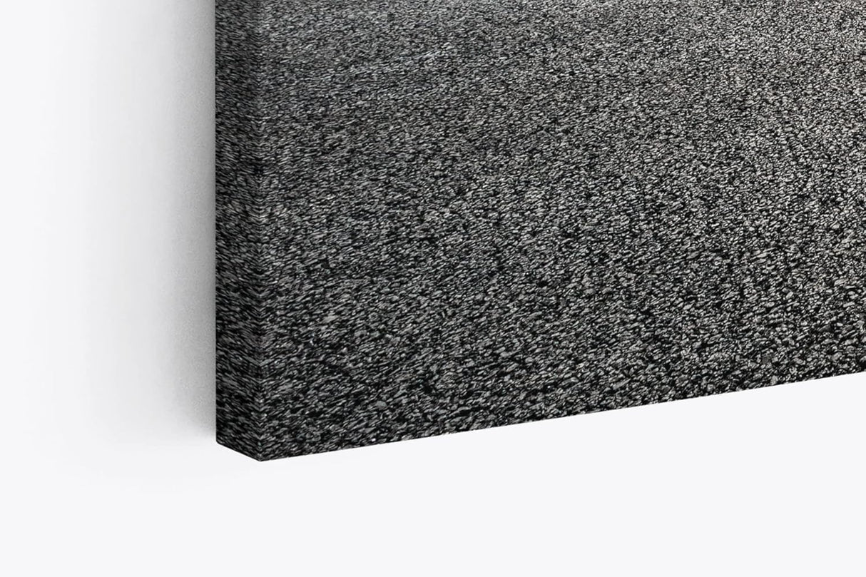 Paul Sinus Wandbild 120x80cm Straße Asphalt Horizont Himmel Fotokunst Sonnenuntergang