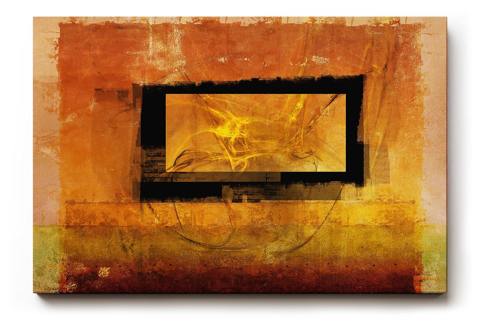 Sinus Art Wandbild 120x80cm Das Bild-in-Bild-Motiv erzeugt eine räumliche Wirkung und zieht den Blick in die Tiefe