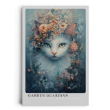 Paul Sinus Leinwandbild 60x90cm Blühende Katze mystisch elegant surreal kunstvolle Wandkunst sanfte Farben harmonisch detailreich faszinierend