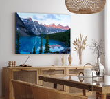 Paul Sinus Wandbild 120x80cm Moraine Lake Kanada Bergsee Berge See Natur